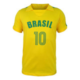 Camisa Masculina Retrô Brasil Home 10 - Icon Edition