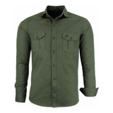 Camisa Masculina Sarja Color