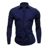 Camisa Masculina Slim Fit