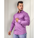 Camisa Masculina Slim Fit