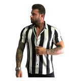 Camisa Masculina Social Listrada