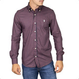 Camisa Masculina Xadrez Manga