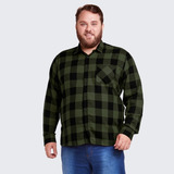 Camisa Masculina Xadrez Plus