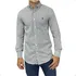 Camisa Microxadrez Manga Longa Masculina