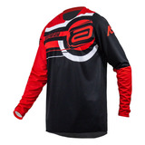 Camisa Motocross Cross Asw Target Vermelho Off Road Moto