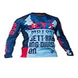 Camisa Motocross Jett Factory Edition 3 Azul/vermelho G