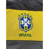 Camisa Oficial Seleção Brasil Treino Preta Rara Frete Grátis