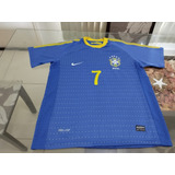 Camisa Oficial Seleção Brasileira Azul 2010#muito Nova# Rara