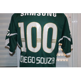 Camisa Palmeiras Diego Souza 100 Jogos G #100 Original