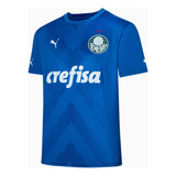  Camisa Palmeiras Goleiro Torcedor Oficial Home Azul 23/24