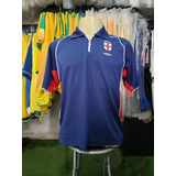 Camisa Passeio Seleção Inglesa Umbro Azul Marinho 