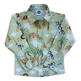 Camisa Personalizada Safari Verde