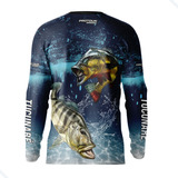 Camisa Pesca Masculina Manga Longa Camiseta Pescaria Uv 50+