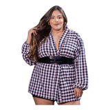 Camisa Plus Size Feminina