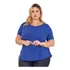 Camisa Plus Size Feminina T-shirt Malha Fria Básica Ótima 