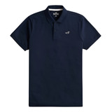 Camisa Polo Bordada Hollister