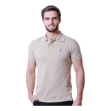 Camisa Polo Camiseta Bege