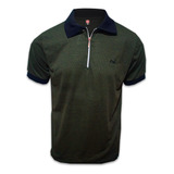 Camisa Polo Com Ziper