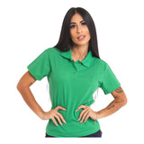 Camisa Polo Feminina Gola