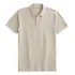 Camisa Polo Hollister Logo Ícone Bege Algodão Super Macio 