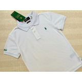 Camisa Polo Infantil Branca