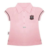 Camisa Polo Infantil Rosa