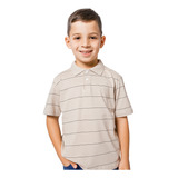Camisa Polo Listrada Infantil