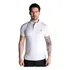 Camisa Polo Masculina Algodão Piquet Slim Branca Casual