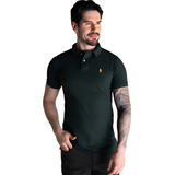 Camisa Polo Masculina Algodao