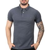 Camisa Polo Masculina Algodao