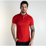 Camisa Polo Masculina Algodao