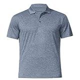 Camisa Polo Masculina Dry Fit Golf, Estanho, M
