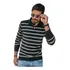 Camisa Polo Suéter Listrado Adulto
