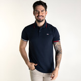 Camisa Polo Tommy Jeans Classic Freeze Marinho