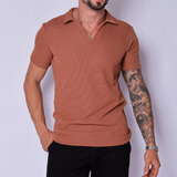 Camisa Polo Trico Texturizada
