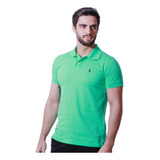 Camisa Polo Verde Claro Camiseta Edição Limitada Bordada