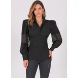 Camisa Preta Com Corselet