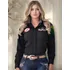 Camisa Radade Bandeira Bordada Country Feminina Rodeio