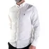 Camisa Ralph Lauren Linho Custom Fit Off White
