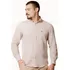 Camisa Ralph Lauren Masculina Linho Navy Icon Areia Mescla