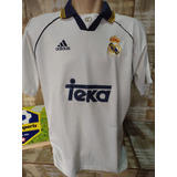 Camisa Real Madrid adidas 1999 Tam G Branca Linda S/n.