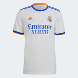 Camisa Real Madrid adidas Jogo I Branca 2021 2022 Gq1359