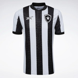 Camisa Reebok Botafogo 23/24 Home Oficial - Preto E Branco