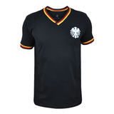 Camisa Retrômania Alemanha Coleção Nações Masculina - Preto