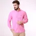 Camisa Rl Linho Masculina Manga Longa Rosa Pink