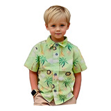Camisa Safari Infantil Menino