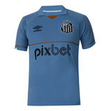 Camisa Santos 2023 Umbro Goleiro Oficial Masculina - Azul/ma