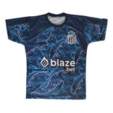 Camisa Santos Azul Garanta