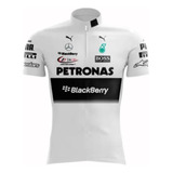 Camisa Scape Petronas Bike Proteção Uv 50 Zíper C/bolso