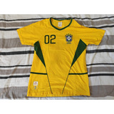 Camisa Seleção Brasileira 2002 - Guaraná Antártica - Tam. P